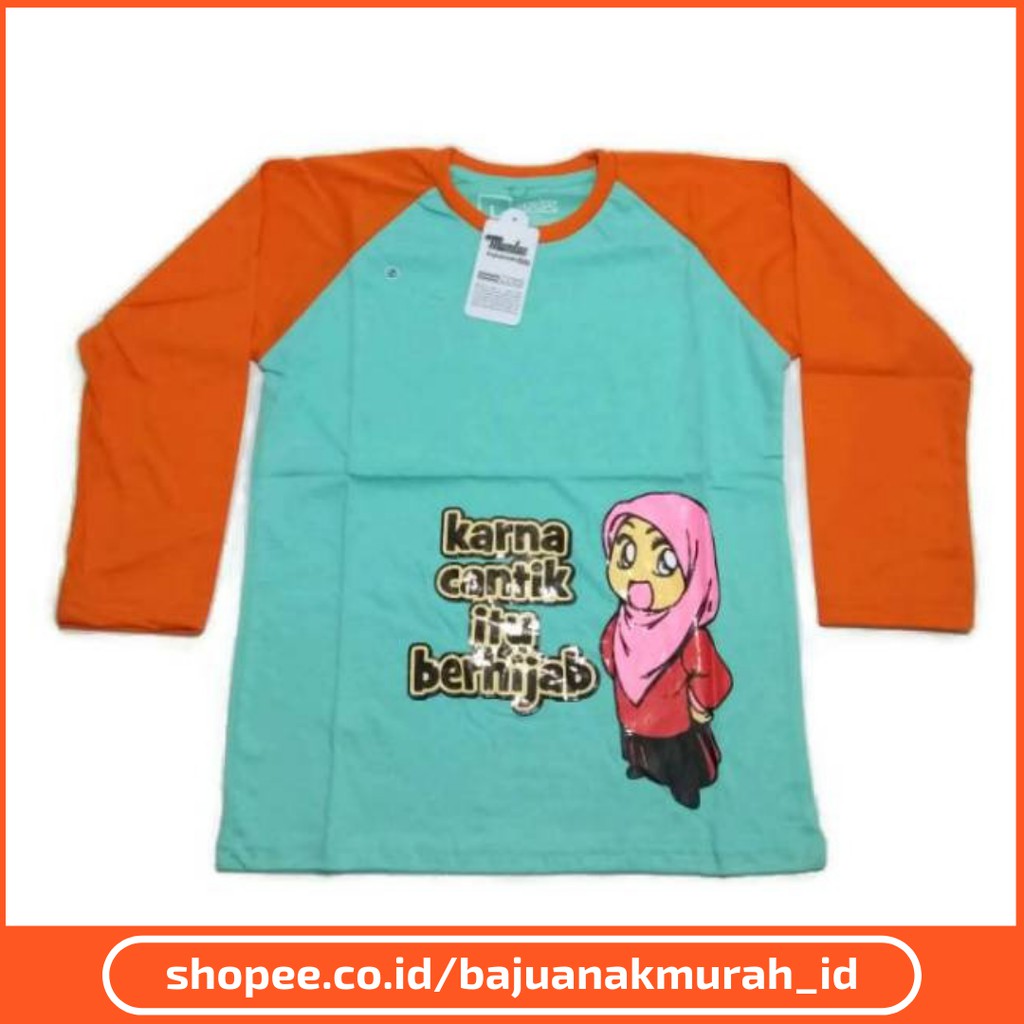 MUMTAZ Kaos Muslimah ABG Karna Cantik Itu Berhijab Cewe 8 11 Tahun