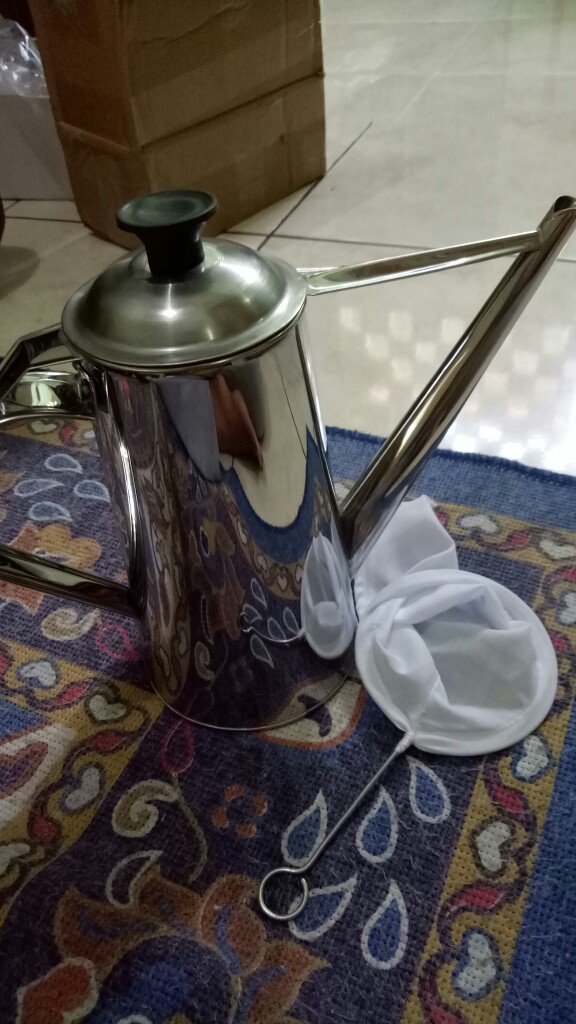 Teko Thai Tea Termurah / Teko Kopi Stenlis / Teko Teh Tarik Terbaru 24 Cm