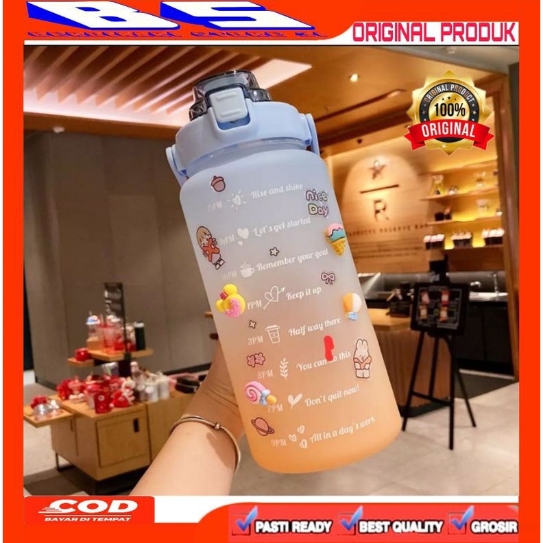 [BS] BOTOL MINUM VIBSL MOTIVASI GBSDASI 2 LITER STIKER 2D 3D 2L