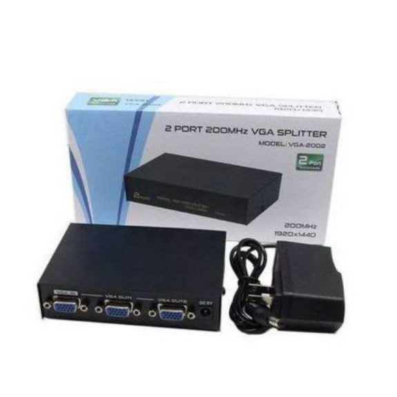 Vga Splitter 2 port/ vga spliter/ vga splitter 1 ke 2