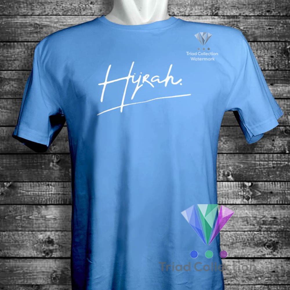 HIJRAH | Kaos Dakwah Islami Cotton Combed 30s Premium Distro Baju Muslim Santri | 1505-5
