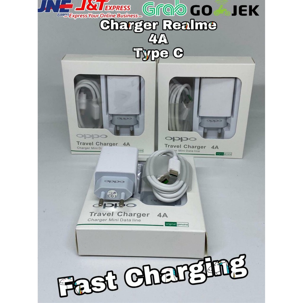 Charger Realme 4A fastcharging tipe C