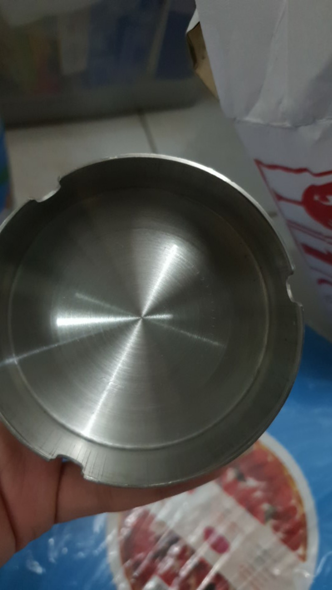 Asbak Stainless Steel Diameter 8 Cm