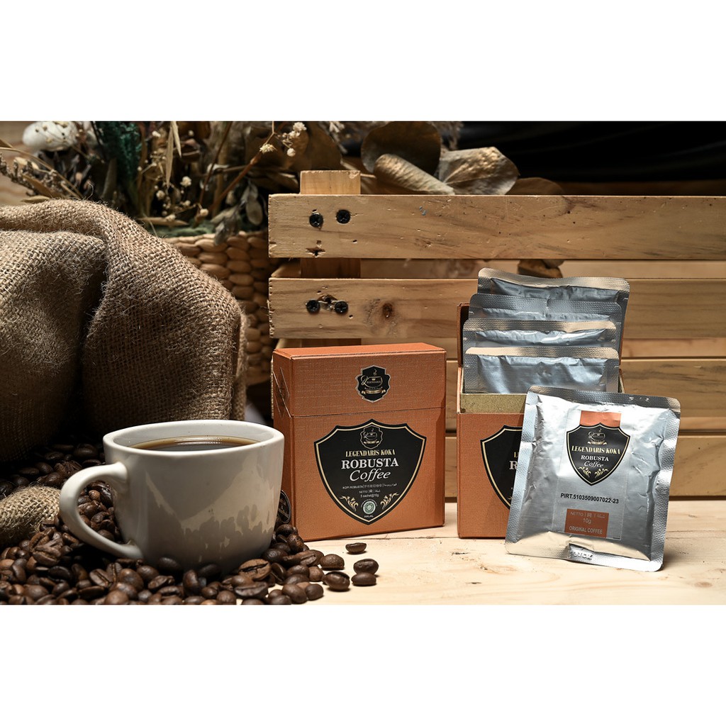 

Legendaris Koka ROBUSTA COFFEE isi 5 sachet
