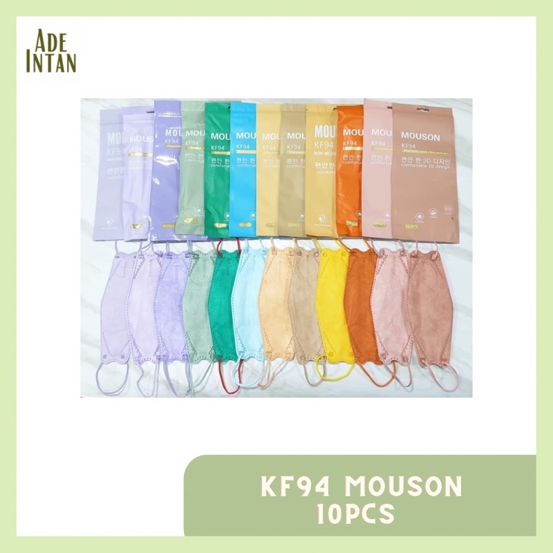 MASKER NON MEDIS KF94 MOUSON 1pack isi 10
