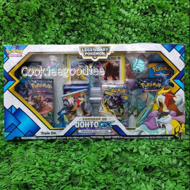 Pokemon Legends Of Johto Gx Premium Collection Trading Card Box Shopee Indonesia