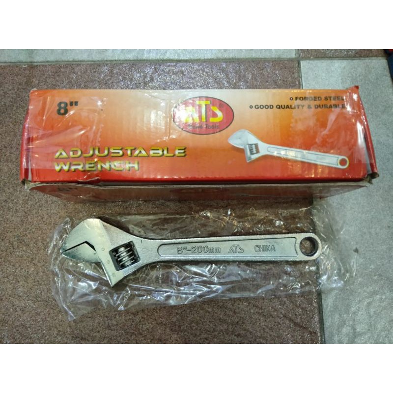 ATS kunci inggris 8 INCH adjustable wrench KUNCI BAGO BACO 8-200MM