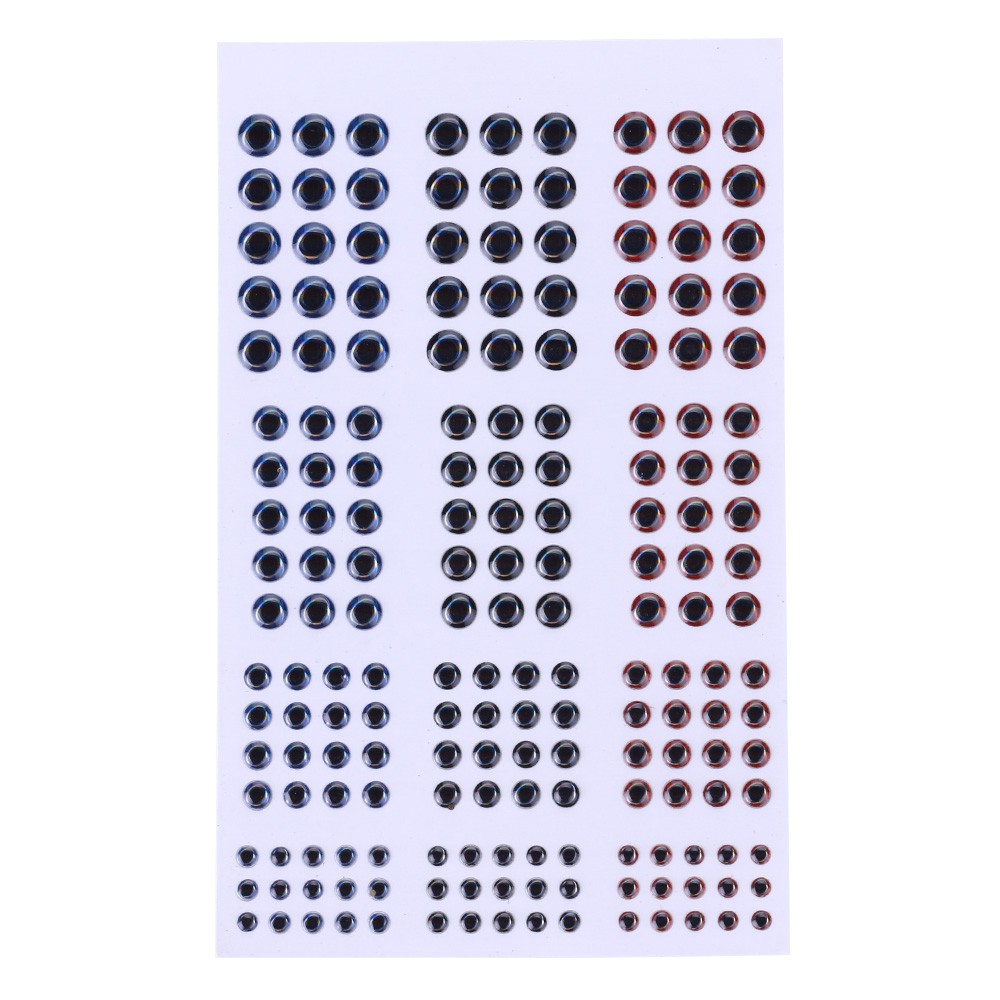 Hengjia 72Pcs / 183pcs Umpan Pancing Palsu 3D Bentuk Ikan dengan Mata Kail Fishing Eyes