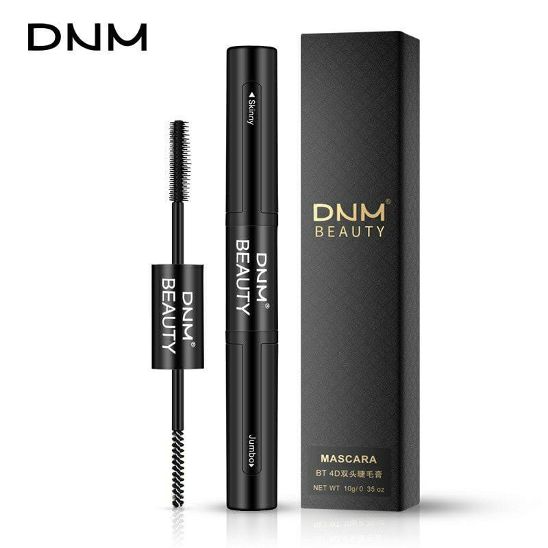 DNM Mascara - DNM Black Mascara 4D Silk Fiber - Maskara Original DNM Waterproof - Pemanjang Bulu Mata Waterproof Longlasting