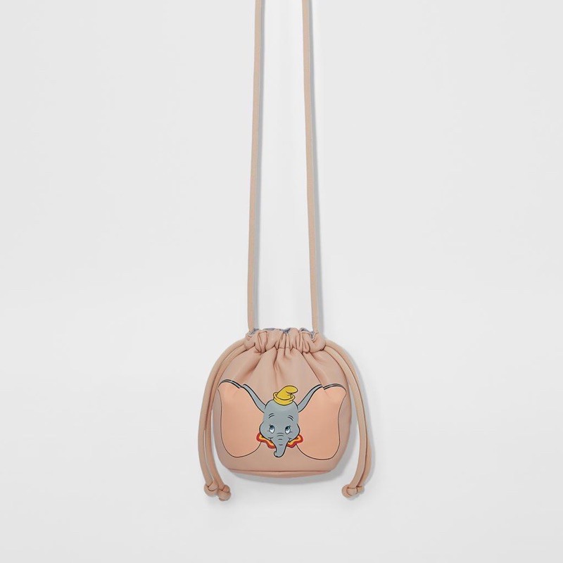 ORIGINAL  Zara kids dumbo drawstring sling bag / tas selempang serut anak permpuan