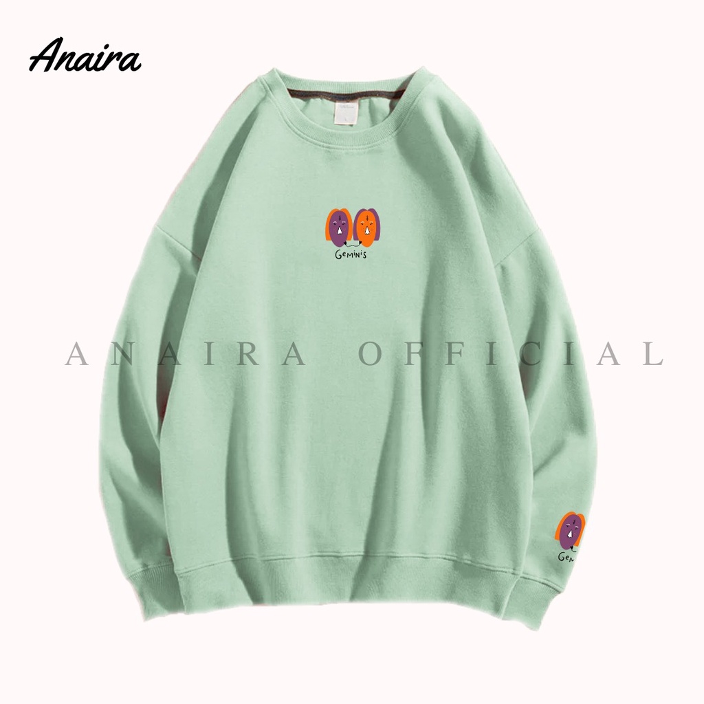 GEMINIS SWEATER CREWNECK ANAIRAOFFICIAL