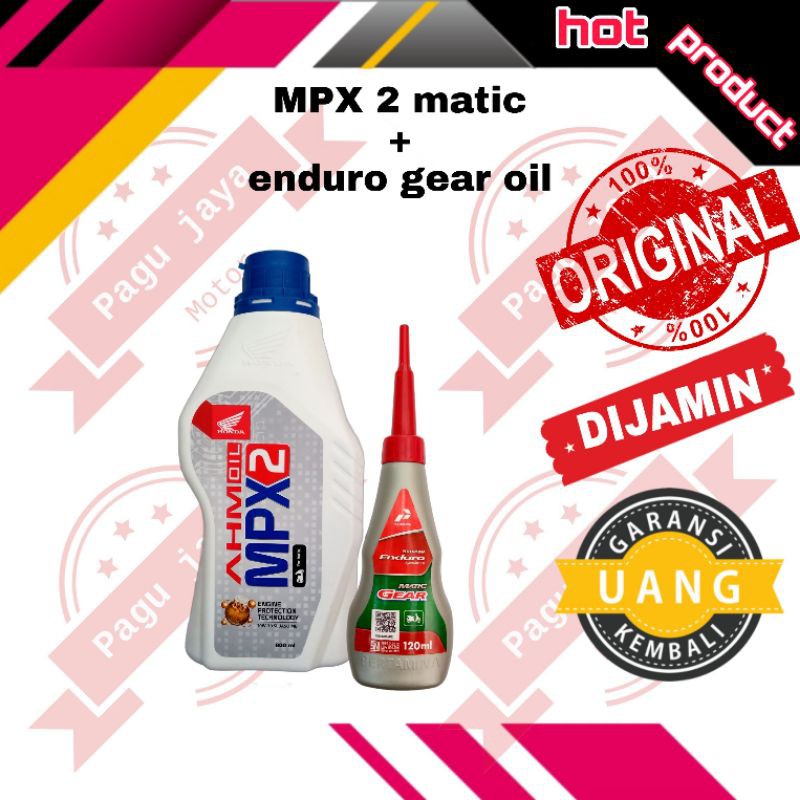 Paket oli mesin MPX 2 honda matic beat vario scoopy spacy 0.8liter