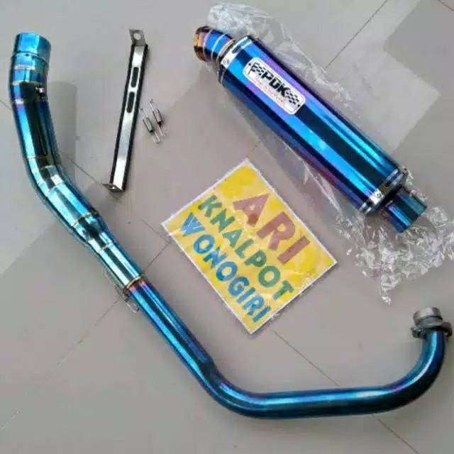 Knalpot  pdk bluemon vixion.satria fu. Njmx. Mxking. Mx old. Sonic. Tiger. Mp. Dll