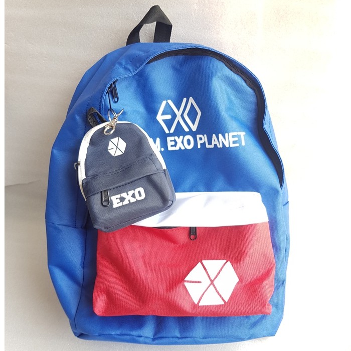 Gantungan kunci Exo Keychain tas ransel miniatur exo planet keyring