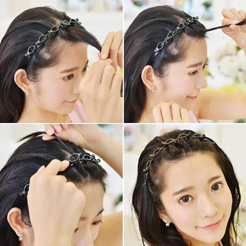 Bando Jepit Kepang Korea