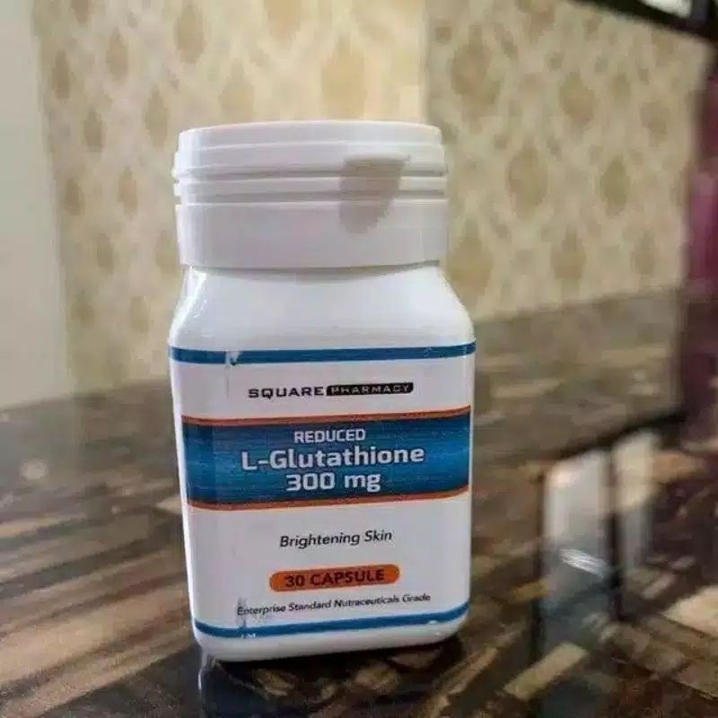 L GLUTATHIONE 300MG REDUCED ASLI ORIGINAL AMPUH