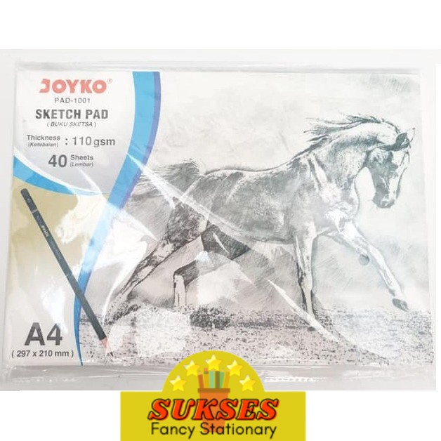 

Joyko Sketch Pad Buku Gambar Sketsa 110 Gsm 40 Sheets Pad 1001