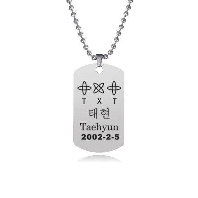 Kalung Rantai KPOP TXT Yeonjun Soobin Beomgyu Taehyun Hueningkai