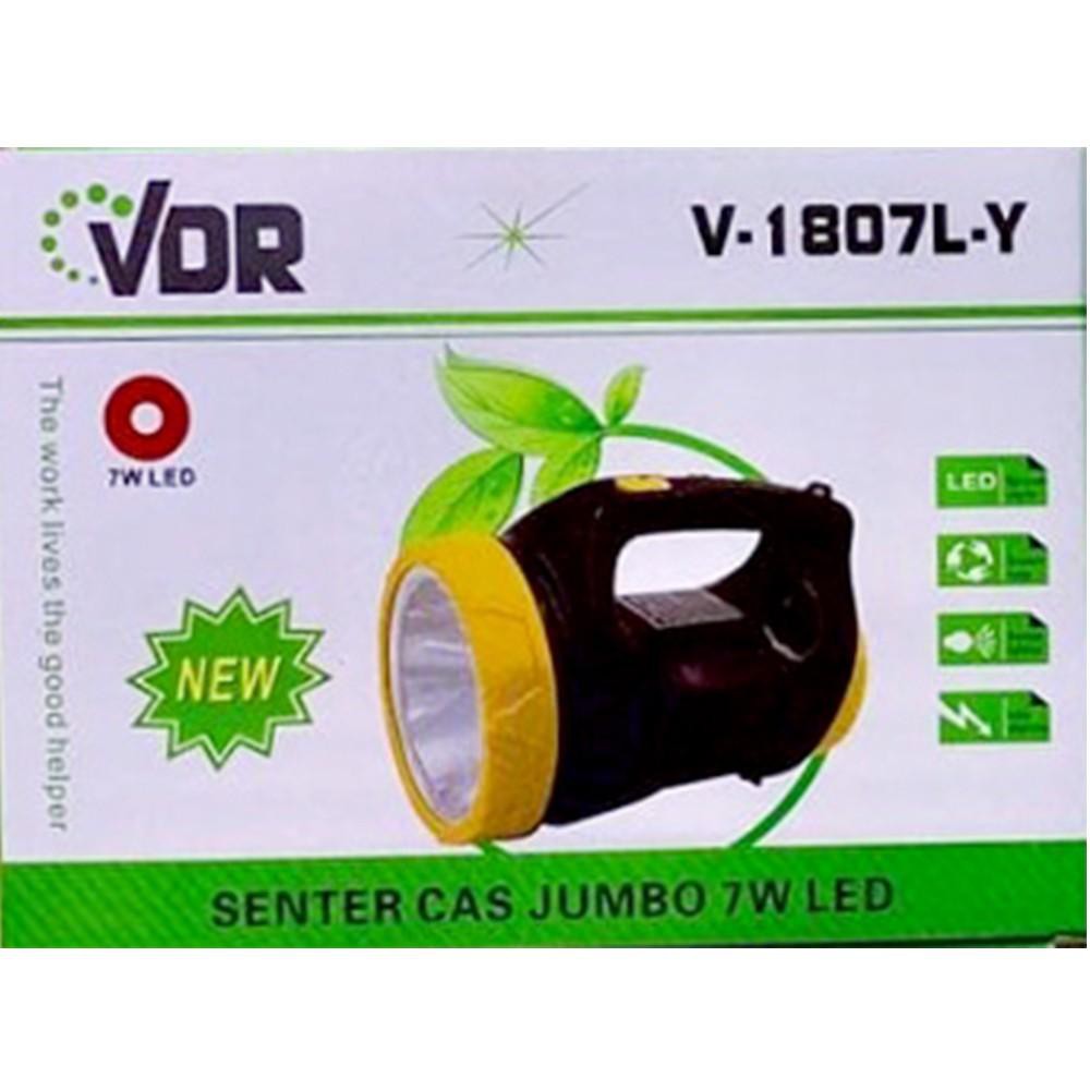 Jual  Lampu LED Senter cas Flashlight Vedora VDR V-1807L Murah