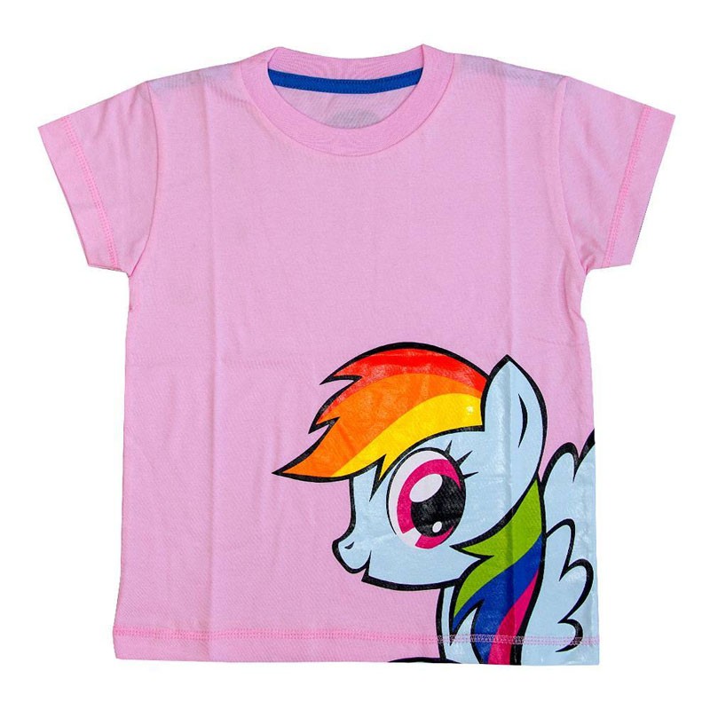 MURAH!!! BUBBLECHATS LITTLE PONY RAINBOW DASH PINK | Pakaian Anak | Kaos Anak Perempuan