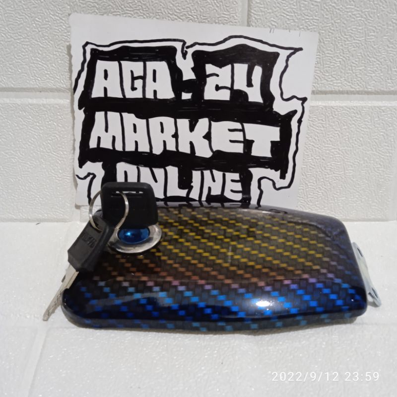 TUTUP TANGKI RX-KING NEW RX-KING LAMA CARBON PELANGI TUTUP TENGKI YAMAHA RX-KING LAMA RX-KING BARU C