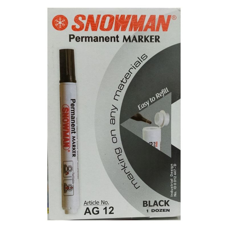 

Spidol Snowman Permanent Marker