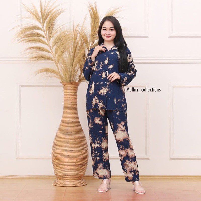 [PROMO] FELLO SET ONE / SETELAN TIE DYE / ONE SET TIE DYE SETELAN WANITA