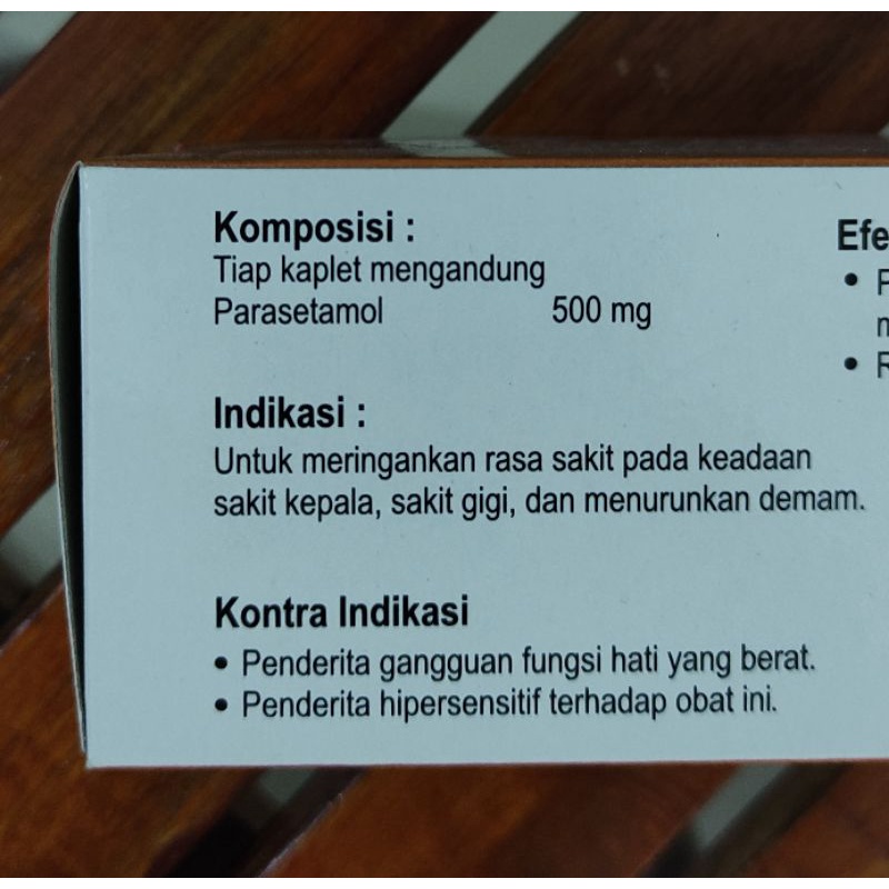 Novagesic 100 Kaplet / Paracetamol / Demam / Sakit Kepala / Pereda Nyeri