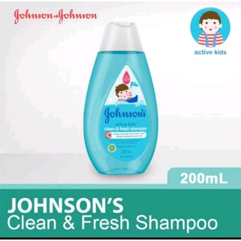 Johnsons Active Kids Clean &amp; Fresh Shampoo 200ml