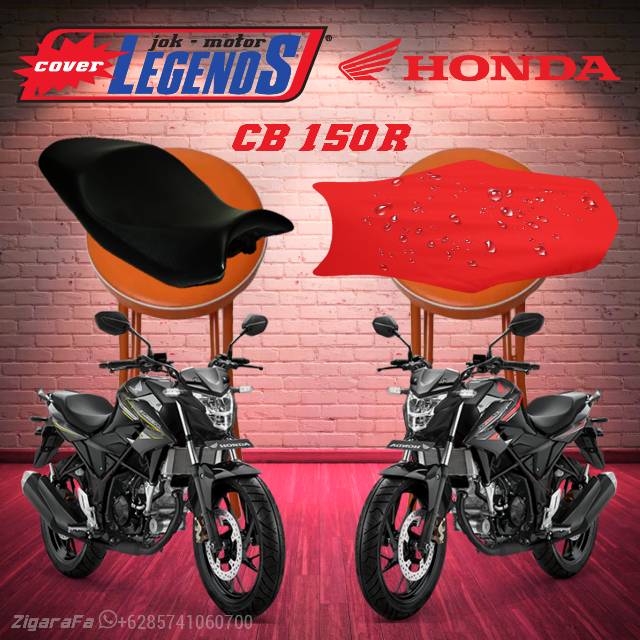 Cover Jok CB 150R Waterproof / Sarung Mantel Jok Motor Standar / Modifikasi