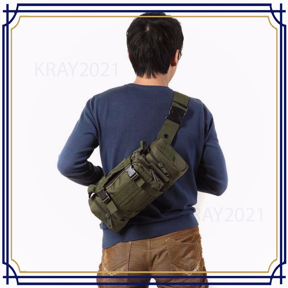 Tas Selempang Pria Army Sling Bag 6L BG788