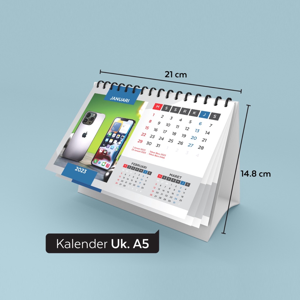 

Cetak Kalender Duduk A5 Softboard Custom