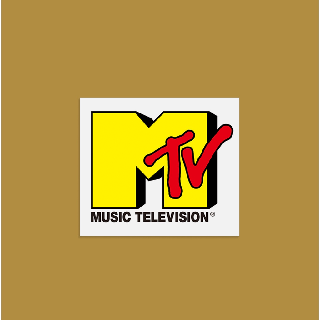 STIKER GRAFTAC - Logo Music Television - STIKER AESTHETIC LAPTOP, AKSESORIS HP, ANTI AIR, MOTIF,HELM