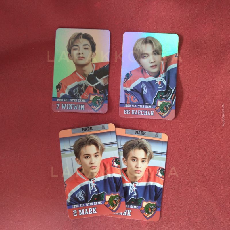 [READY STOCK] PC TRADING CARD NCT U 90's LOVE HOLO & NON HOLO (MARK, WINWIN, HAECHAN)