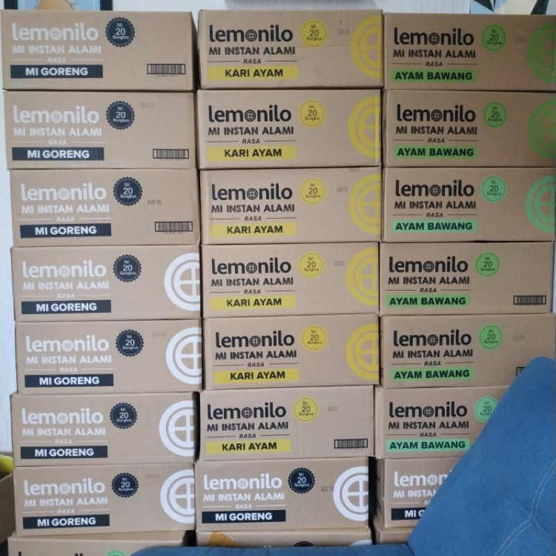 lemonilo mie instan sehat alami 1 dus isi 20 bungkus