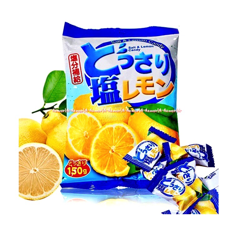 Cocon Salt Lemon Candy 150gr Permen Rasa Lemon Asin Garam Jeruk Kokon Sald Coccon Coconsalt Candies