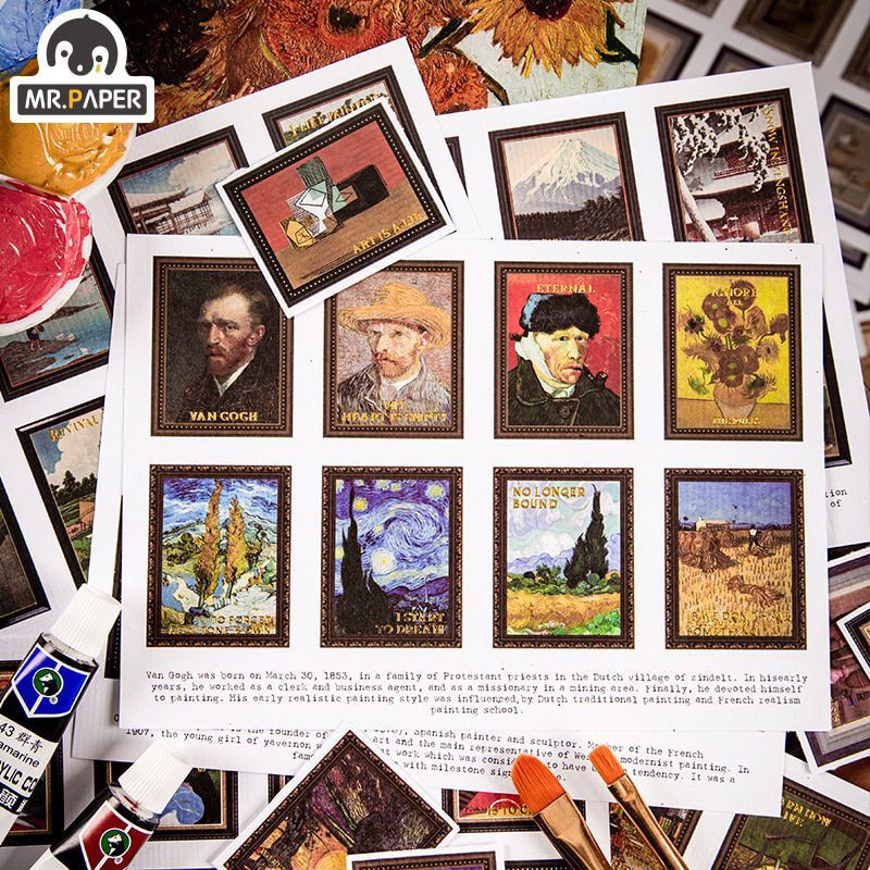 

3 pcs sticker retro vintage stiker aesthetic