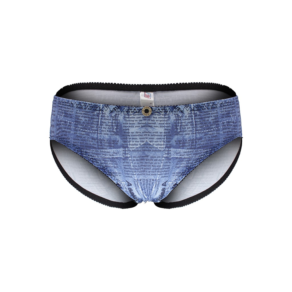 Celana Dalam Panty Pakaian Dalam Wanita Fiori Design Monica Jeans Print