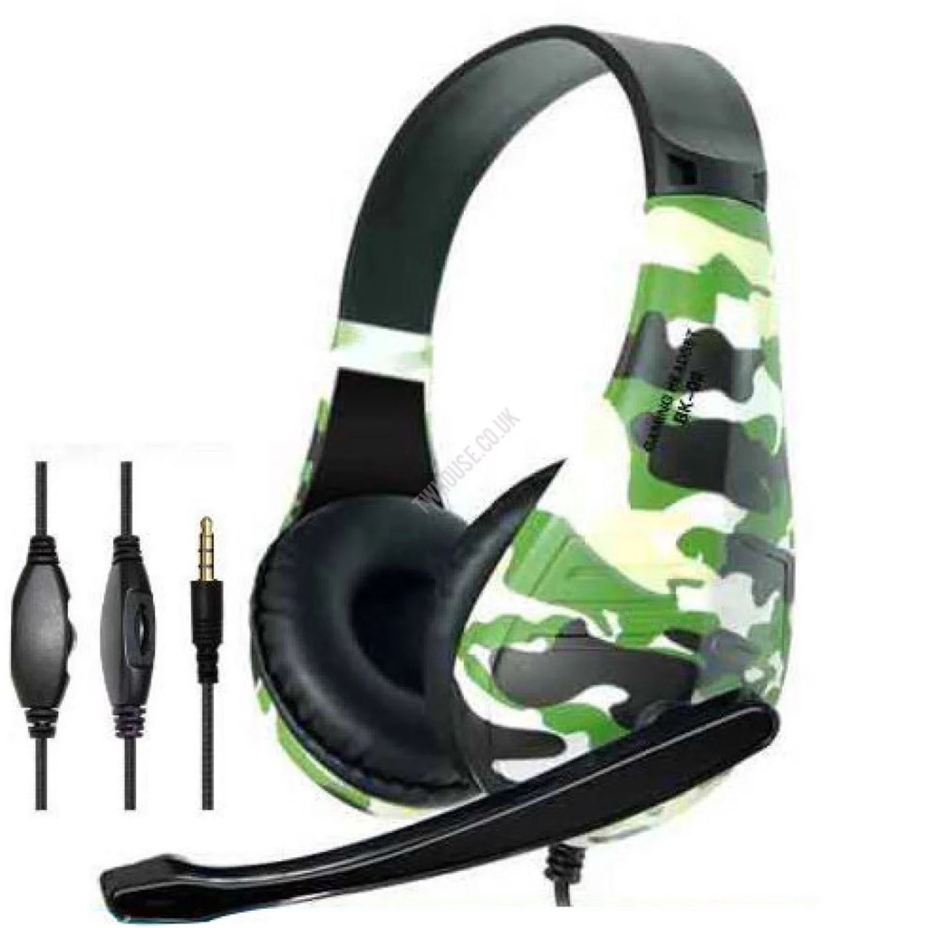 HEADPHONE GAMING ARMY BK 09