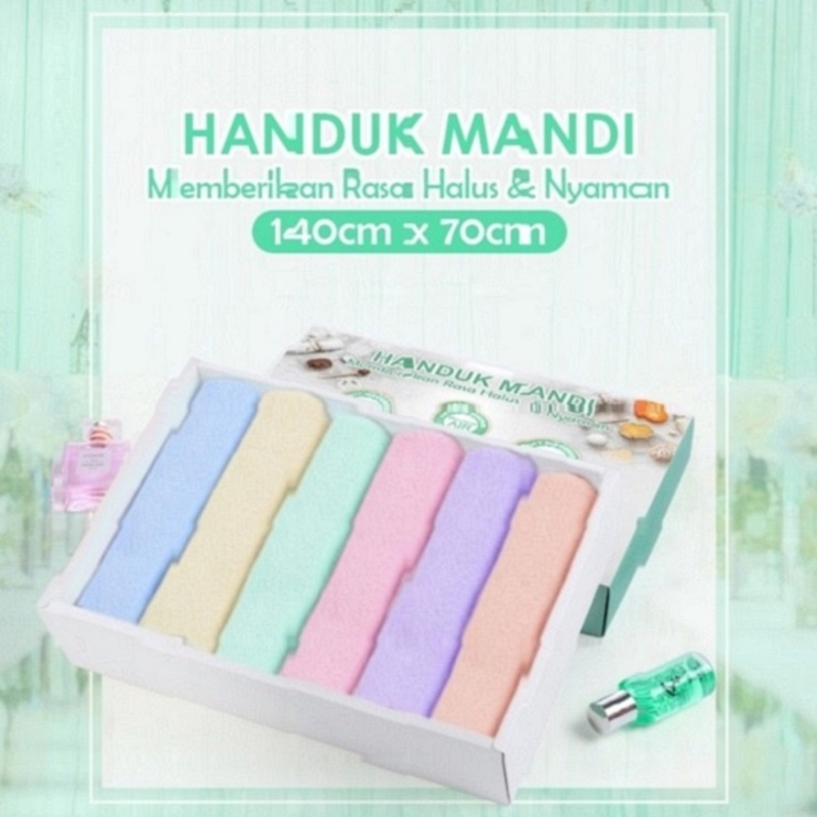 HANDUK MANDI POLOS 70 X 140 CM MICROFIBER DEWASA BANYAK WARNA NYERAP AIR HALUS LEMBUT MURAH KEMASAN TANPA PLASTIK TAND AIR BERUANG