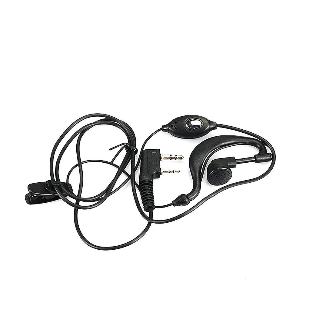 1 / 2 / 3 Pcs Headset Earpiece Mic 2 Pin Radio 5R 888S Walkie Talkie Untuk Takie UV BF Baofeng (house2020