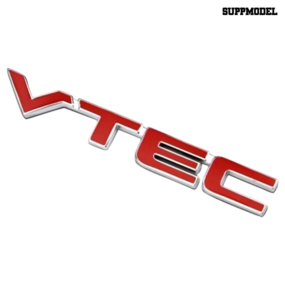 Stiker Emblem / Badge Tulisan VTEC Untuk Dekorasi Body Mobil