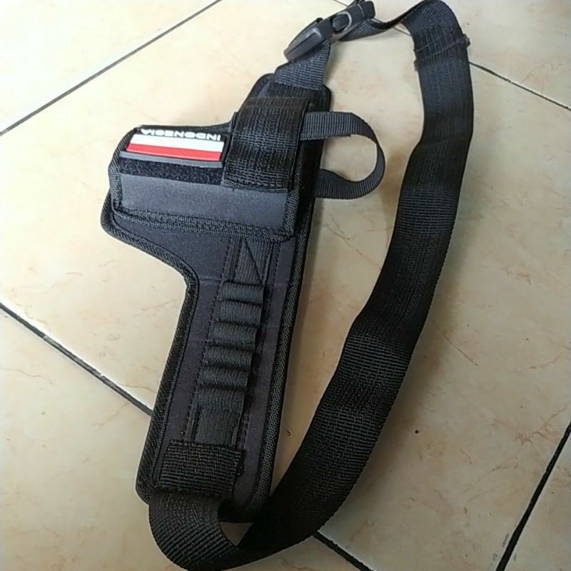 holster pinggang+ velcro perekat