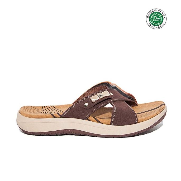 Homyped Wanita Sandal Wedges-Bellia-N42Kopi TERGOKIL