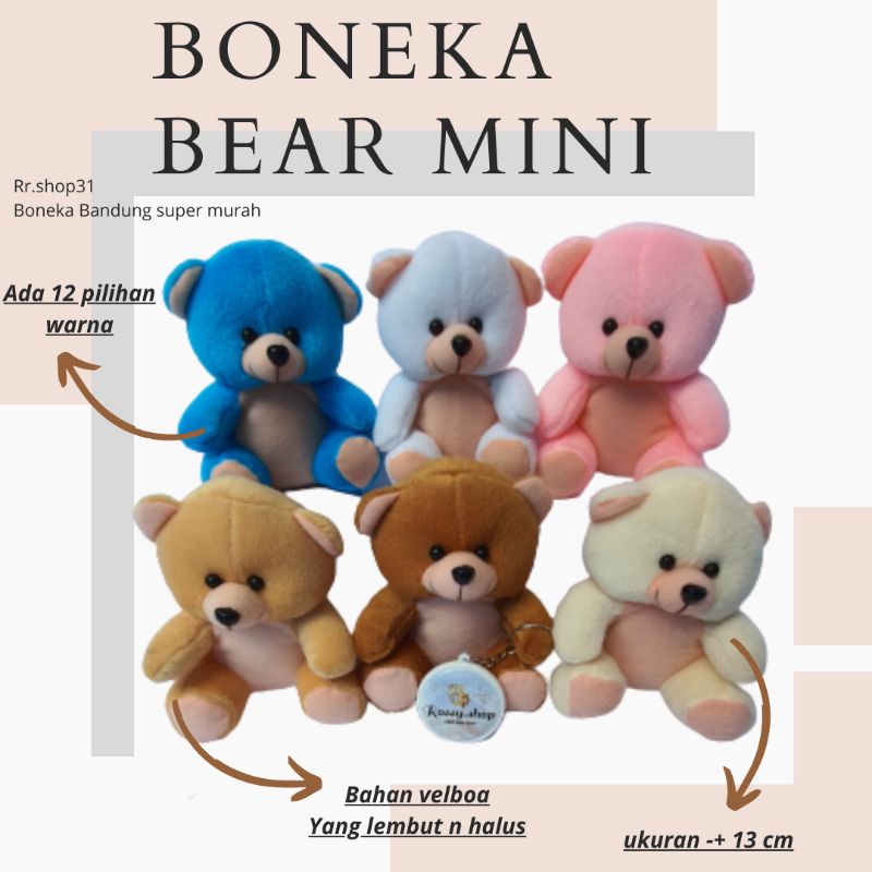 Jual Boneka bear mini|Boneka bear mini wisuda|boneka bear mini buket