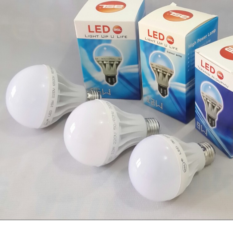 Bohlam Lampu LED 3watt 6 titik LED Bukan Philips Bulb 3w ...