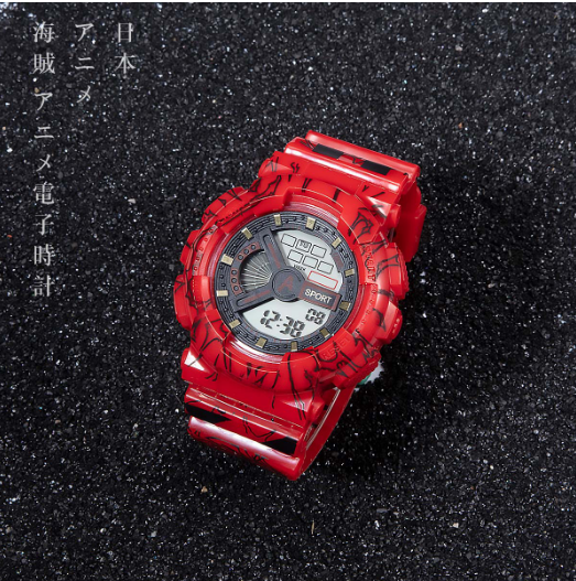 Casio Design One Piece + Dragon Ball Z Joint Model Shockproof Waterproof Automatic LED Lighting Sports Watch