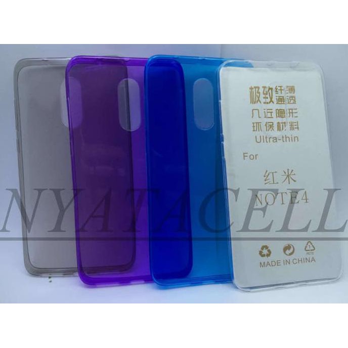 NEW CASE ULTRATHIN XIAOMI REDMI NOTE 4X 4 SOFTCASE/SOFT/SILIKON/TPU/COVER - BENING MILENIA