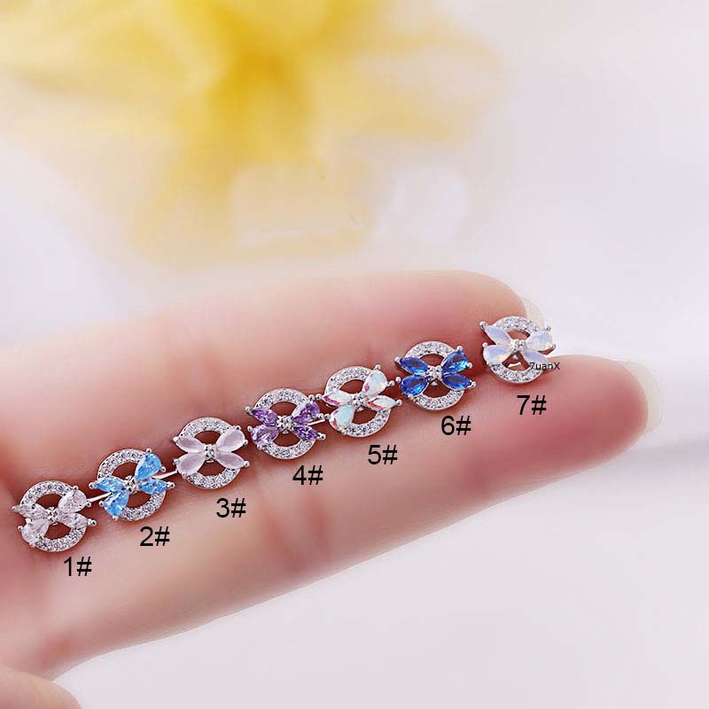 1pc Anting Tindik Helix 2022 20gauge Untuk Wanita