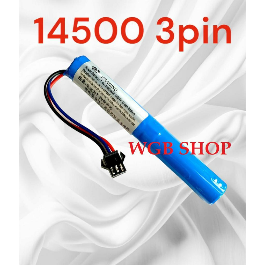 baterai soket 3pin , baterai 14.500 3pin soket hitam